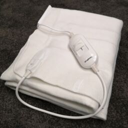 120cm 60W Double White Electric Blanket with Temperature Settings