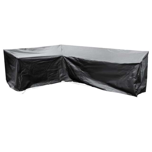 Cozy Bay EZBreathe Large Left L Shape Sofa Cover in Black