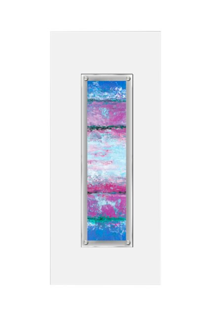 Abstract Blue 1 Framed Wall Art Multi