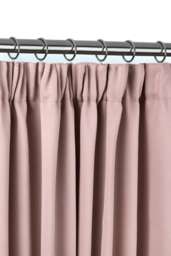 Essential Woven Thermal Blackout Pencil Pleat Curtains 168cm x 228cm Blush Pink Pink Pink