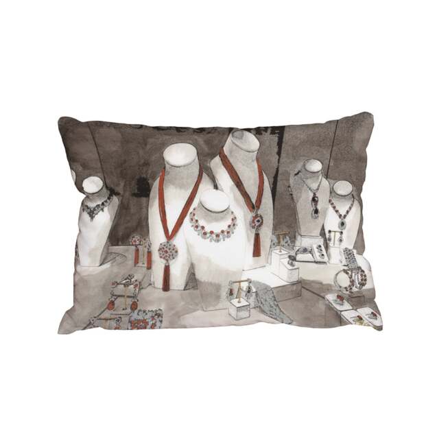 field day jewellery (Outdoor Cushion)
