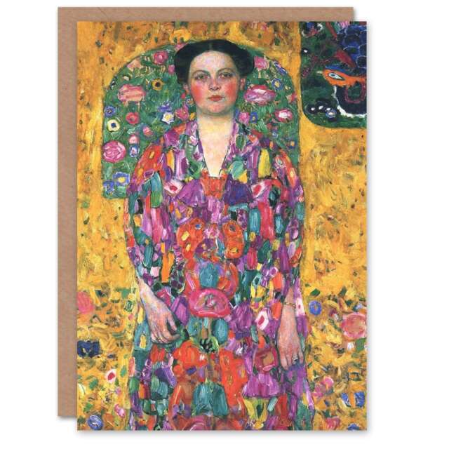 Gustav Klimt Art Card Portrait of Eugenia Primavesi