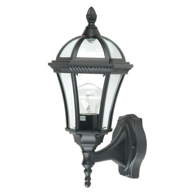 Ledbury 1 Light Outdoor Wall Lantern Light Black IP44, E27