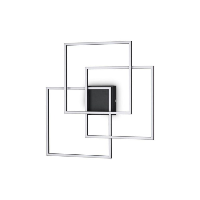 Frame LED Decorative Integrated LED Wall Light Black, 3000K