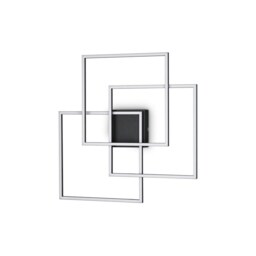 Frame LED Decorative Integrated LED Wall Light Black, 3000K