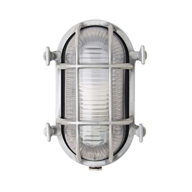 ValueLights Bow Silver Frosted Lens IP64 Rated Outdoor Garden Metal Wired Wall Light