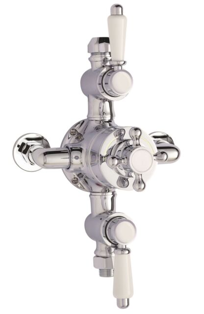 Balterley Traditional 2 Outlet Concealed Shower Valve Thermostatic - Thermostatic Valve
