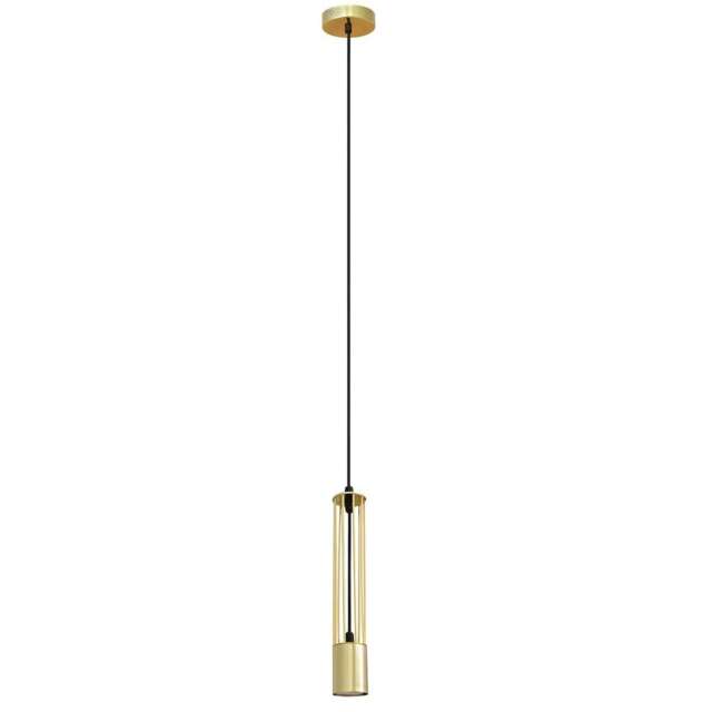 Bars Slim Pendant Ceiling Light Gold 10cm