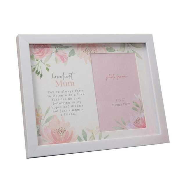 Sophia Box Photo Frame With Mount - Loveliest Mum SP2274M Multi One Size