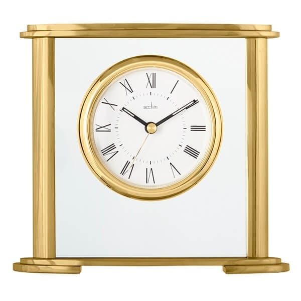Acctim Colgrove Mantel Clock Gold Gold
