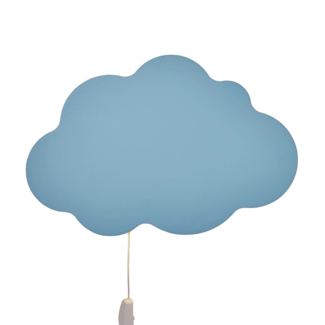 BHS Glow Kid's LED Cloud Wall Light, Blue