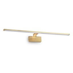 Alma Integrated LED Picture Wall Lamp 1 Light Brass Satin 3000K