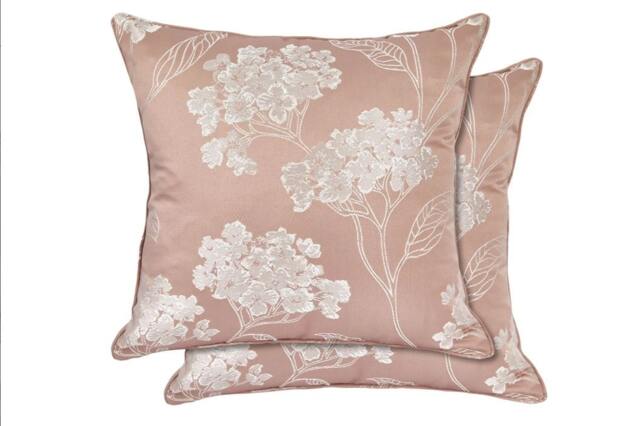 English Garden Cushion Cover Blush Pink Pink Pink