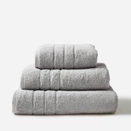 Hotel Luxury Heavyweight 800GSM Towels - 100% Cotton Grey Smoke Grey Bath towel