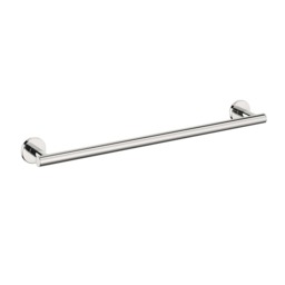 Cosmic Wall Mounted Towel Circular Rail Made of Metal Silver for Bathroom 60 cm