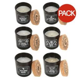 Something Different Midnight Ritual Scented Candle (Pack Of 6) - Black - One Size