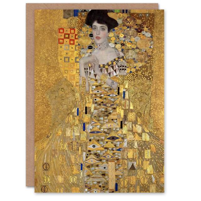 Gustav Klimt Art Card Portrait of Adele Bloch Bauer I