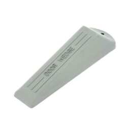 Securit Rubber Doorstop - Grey - One Size