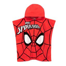 Spider-Man Childrens/Kids Hooded Towel - Red/Black/White - One Size