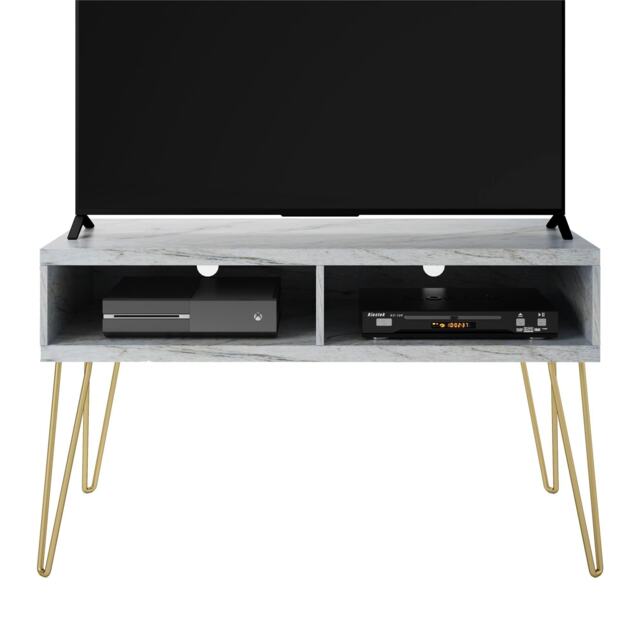 Novogratz Athena TV-Stand White Marble White WHITE MARBLE One Size 95
