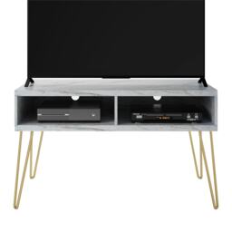 Novogratz Athena TV-Stand White Marble White WHITE MARBLE One Size 95