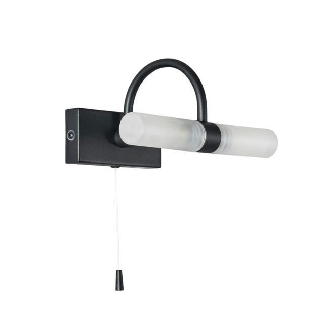 BHS Cygna Bathroom Wall Light, Black
