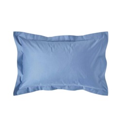Homescapes Air Force Blue Egyptian Cotton Oxford Pillowcase 1000 TC - Standard Size Blue Standard