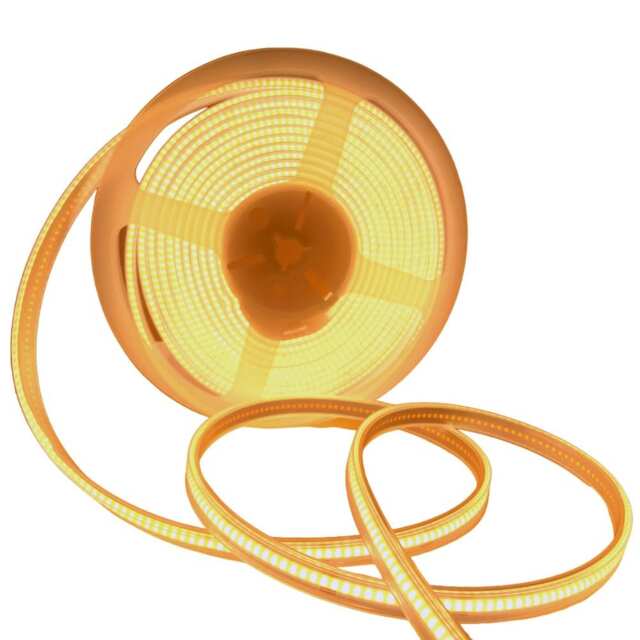 24V COB LED Strip Lights with 320 LEDs M, 10W M, 1020lm M, CRI 90-92, 30m Roll, 3000K, IP65