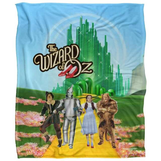 The Wizard Of Oz Emerald CIty Group Shot Blanket - Multicoloured - One Size