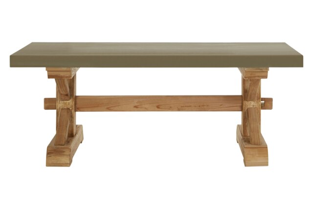 Interiors by Premier Traditional Wooden Coffee Table, Rustic Coffee Table, Natural Wood Coffee Table, Traditional Coffee Table Cream