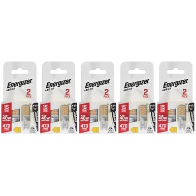 Energizer LED G9 470lm 4.2W 4000K (Cool White) Light Bulb - Pack of 10