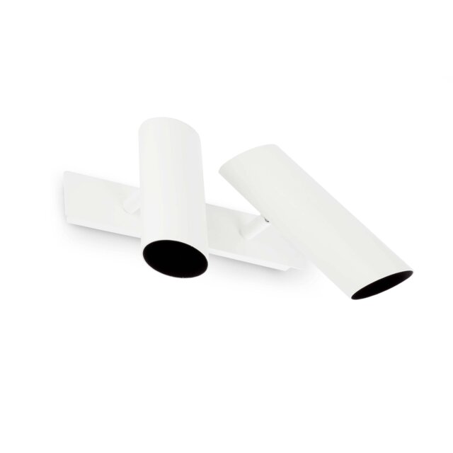 Link 2 Light Indoor Adjustable Wall Spotlight White, Black, E27