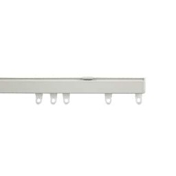 90cm White Fineline Aluminium Curtain Track White White