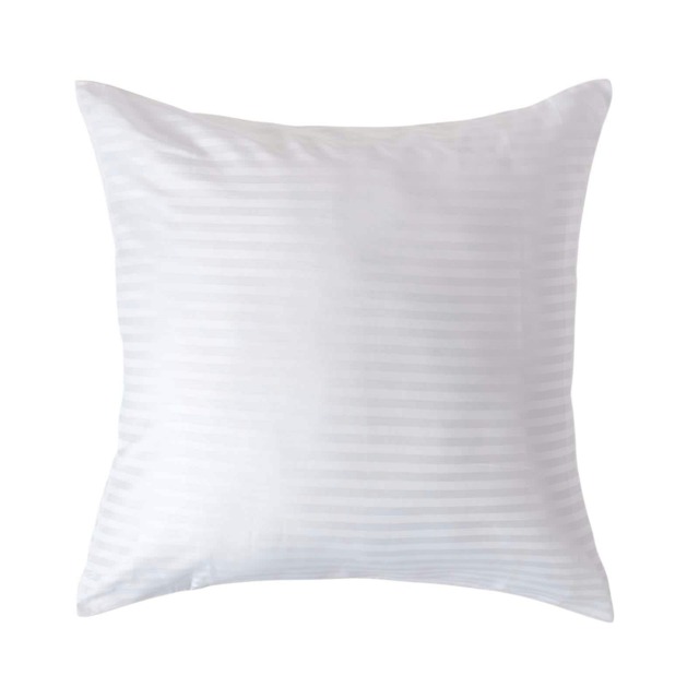 Homescapes White European Size Egyptian Cotton Pillowcase 330 TC - 60 x 60 cm White
