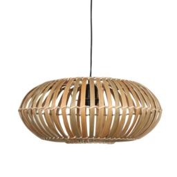 Boho Scandi Ceiling Light Pendant Shade Natural Brown Brown