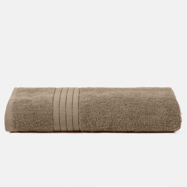 OHS Soft Luxury 100% Cotton 500GSM Bathroom Bath Sheet Towel, 90x150cm - Mocha