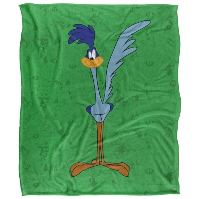 Looney Tunes Character Collage Roadrunner Blanket - Multicoloured - One Size