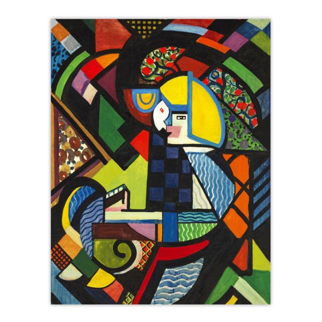 "Daughter in a Rocker Henry Lyman Sayen Huge Wall Art Poster Print 24X32"""