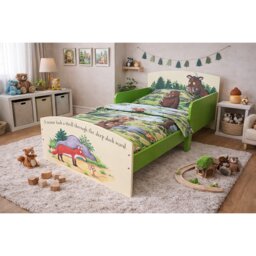 Gruffalo Kids Toddler Bed Frame with Safety Rails