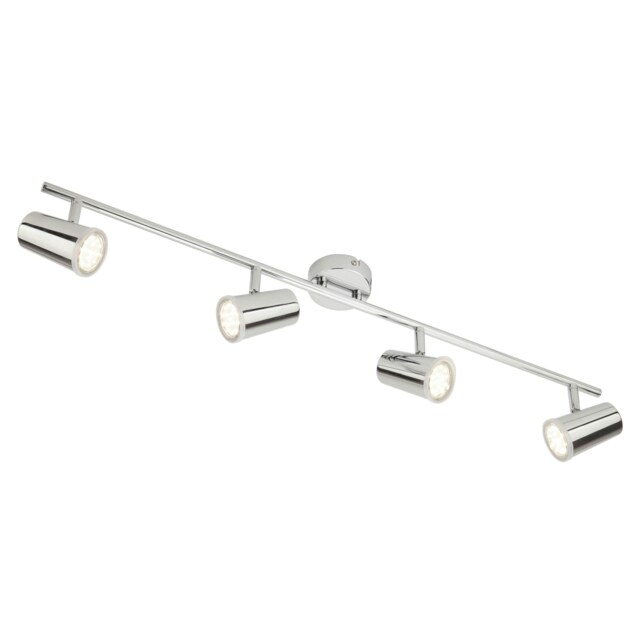 BHS Frida Bathroom Ceiling Spotlight Bar Silver Chrome 1