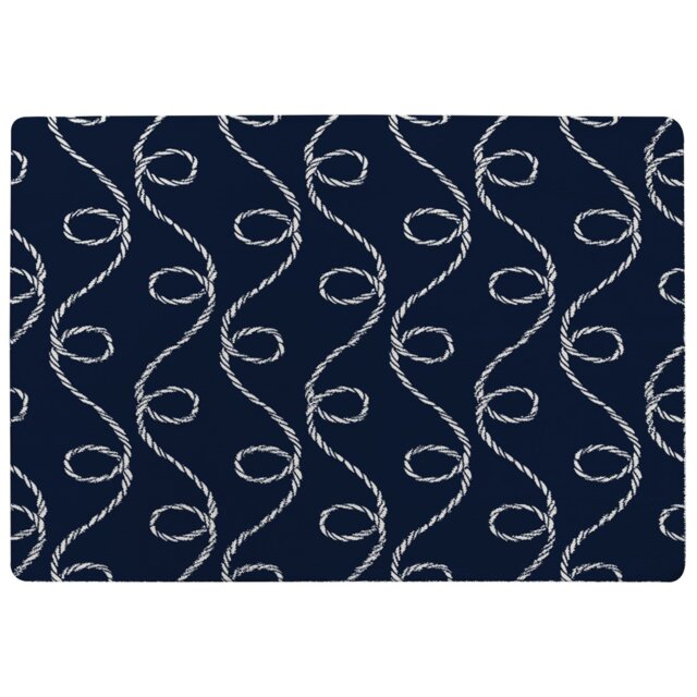 Swirled Rope Rug Multi