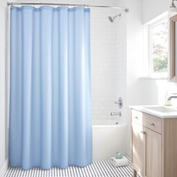 Polyester Shower Curtain 180x200CM - Sky Blue