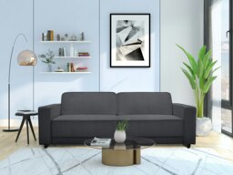 Allie 3 Seaters Sofabed Anthracite Corduroy Grey Anthracite Three Seater