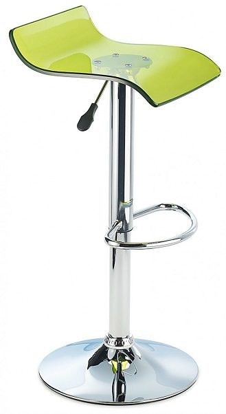 Tina Acrylic Bar Stool Height Adjustable -Green Green