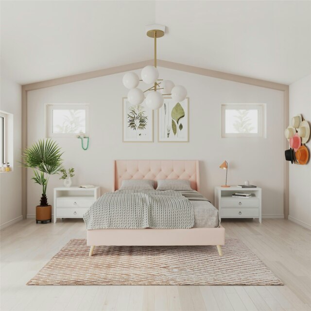NG Her Majesty Bed Pink, King Size
