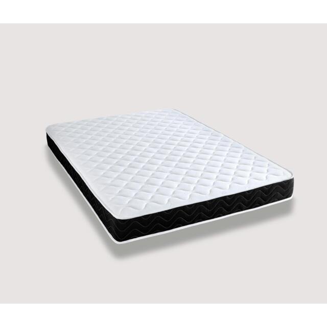 Midnight Cooltouch Hybrid Mattress - 18cm Deep, Soft Feel Black European King Size