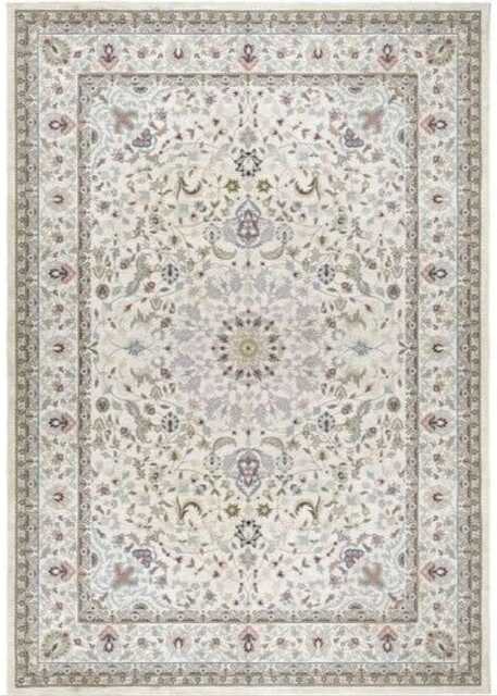Origins Washable Floor Rug Vintage Design Chenille Low Pile Non Slip
