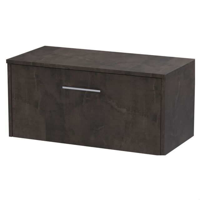 Balterley Winshill Contemporary 1 Drawer Wall Hung Vanity Unit with Worktop, 800mm