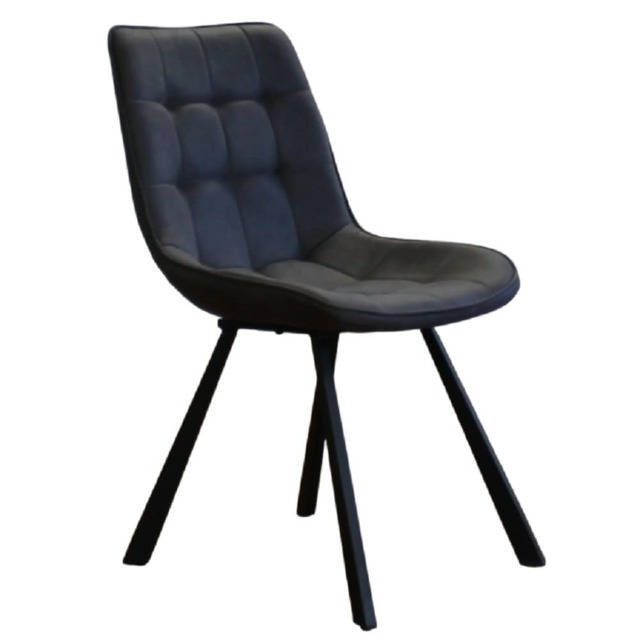 Izena Contemporary Design Dining Chairs in Grey Colour - Set of 2
