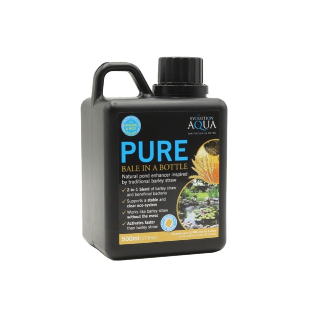Evolution Aqua Pure Bale in a Bottle Pond Water Blanketweed Treatment - 500ml Black 1
